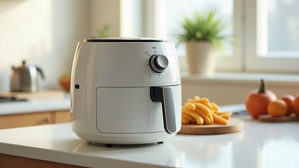 budget air fryer on kitchen counter