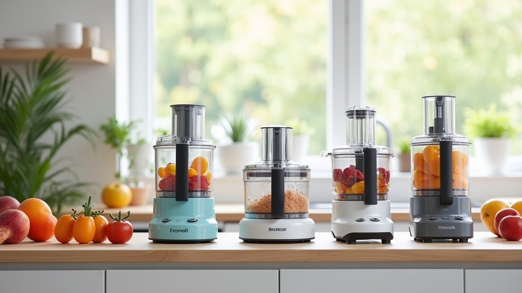 Best food processors of 2026 lined up on a kitchen counter