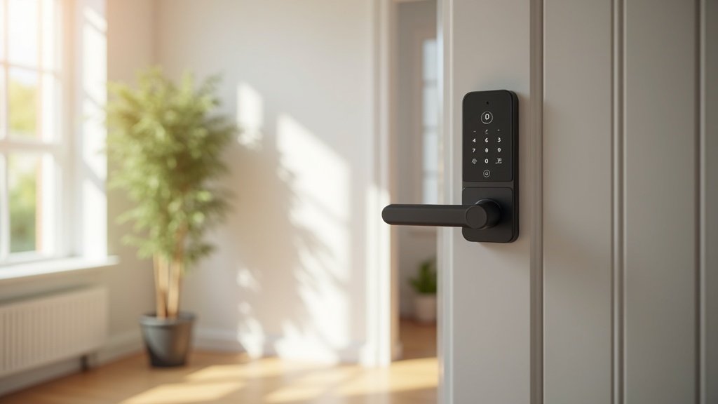 smart door lock connected to phone app