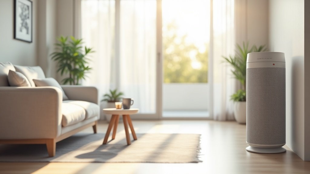 Levoit vs Coway Air Purifier: Which Brand Wins in 2026? Coway Airmega air purifier with air quality indicator