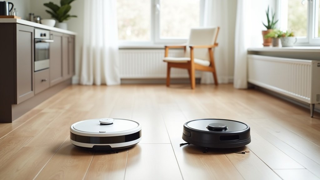 side by side comparison of robot vacuums