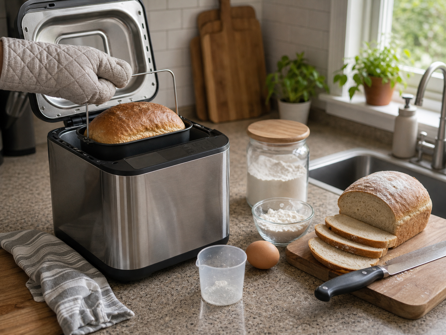 Best Bread Maker 2026: Zojirushi vs Cuisinart (Tested) - thp 3945 gpt bread maker kitchen 20260517