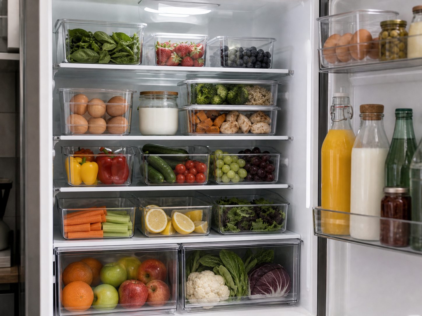 Best Refrigerator Organizer Bins 2026 (Clear, Stackable & - thp 3977 gpt refrigerator organizer bins 20260517