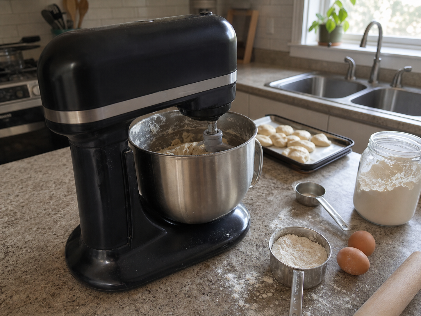 KitchenAid Artisan Stand Mixer Review 2026: Worth the Hype After - thp 5956 gpt stand mixer baking scene 20260516