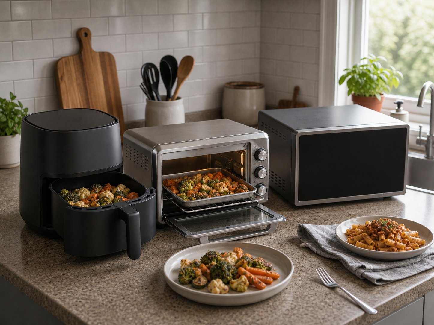 Air Fryer vs Toaster Oven vs Microwave 2026: Which Countertop Appliance Wins?
