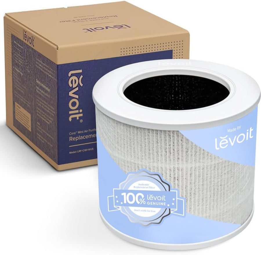 Levoit Core Mini replacement filter and its LRF-C161-WUS packaging